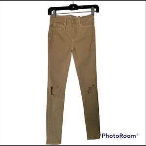 Free People Tan Skinny Jeans